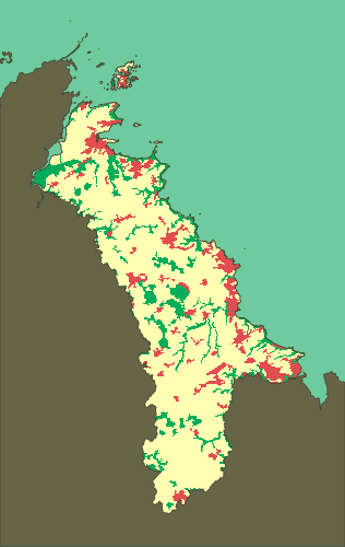 Land usage of Goelo
